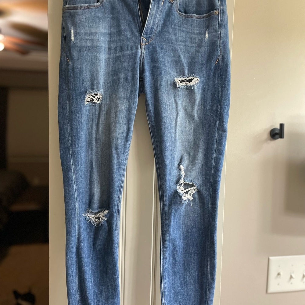 Distressed Blue Jeans for Women